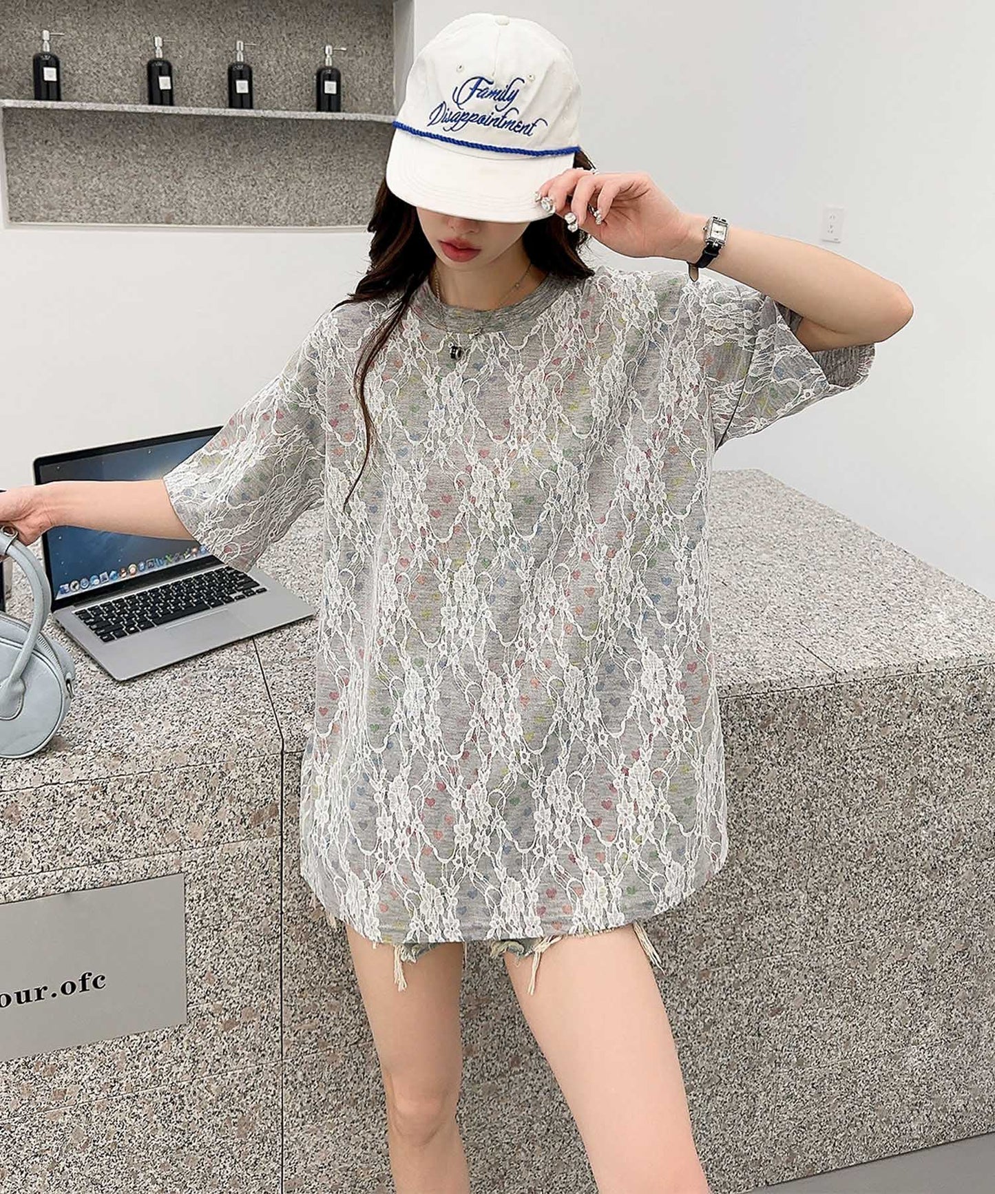【HOOK】for girls アートプリントTシャツ