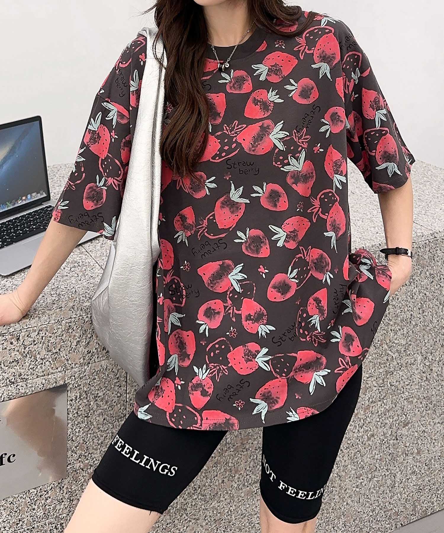 【HOOK】for girls カラフルポップアートTシャツ