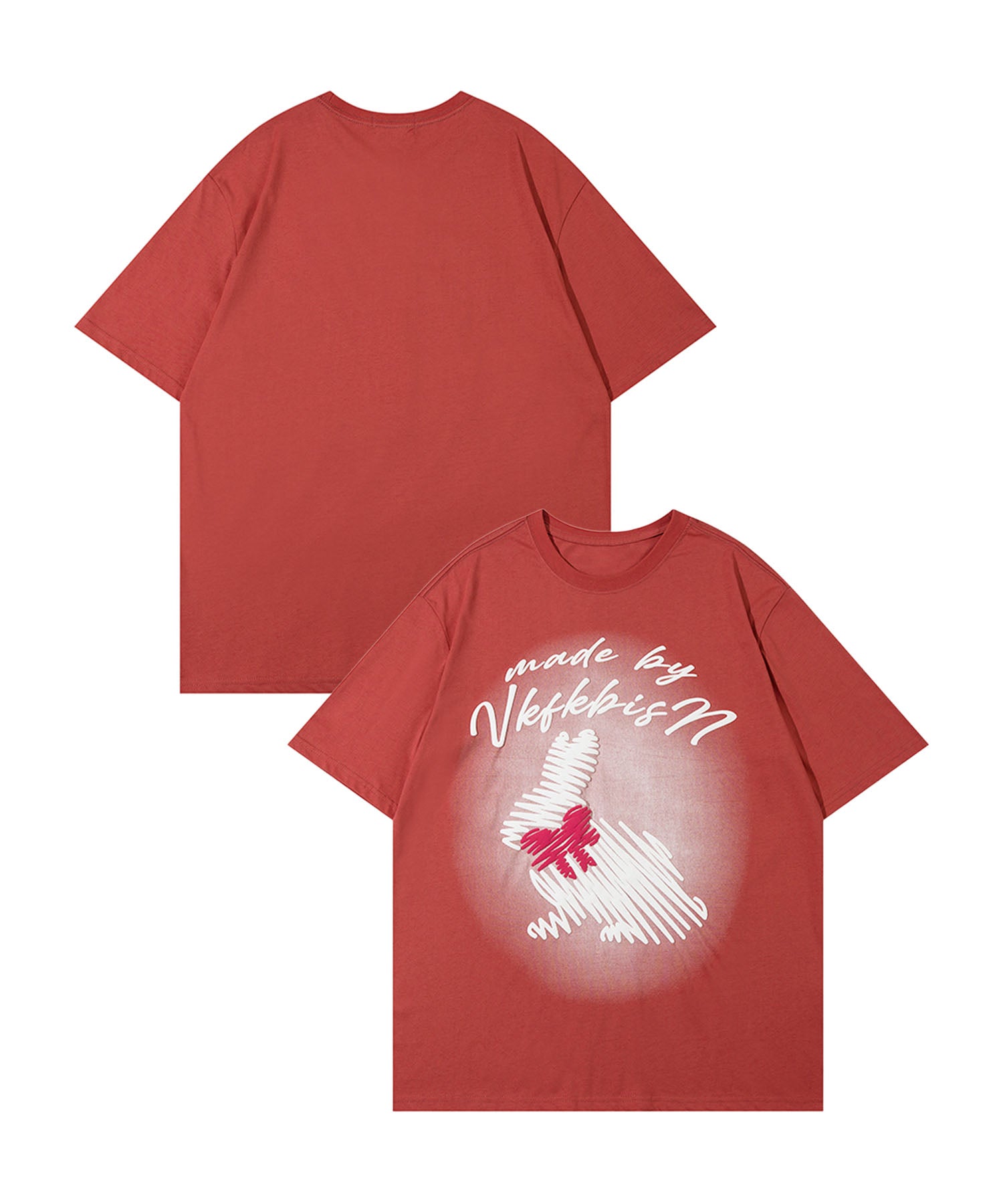 シャドウラビットプリントTシャツ