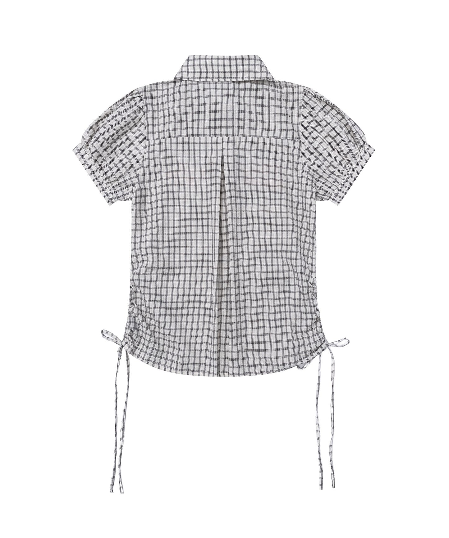 HOOK for girls　サイドシャーリングチェックシャツ