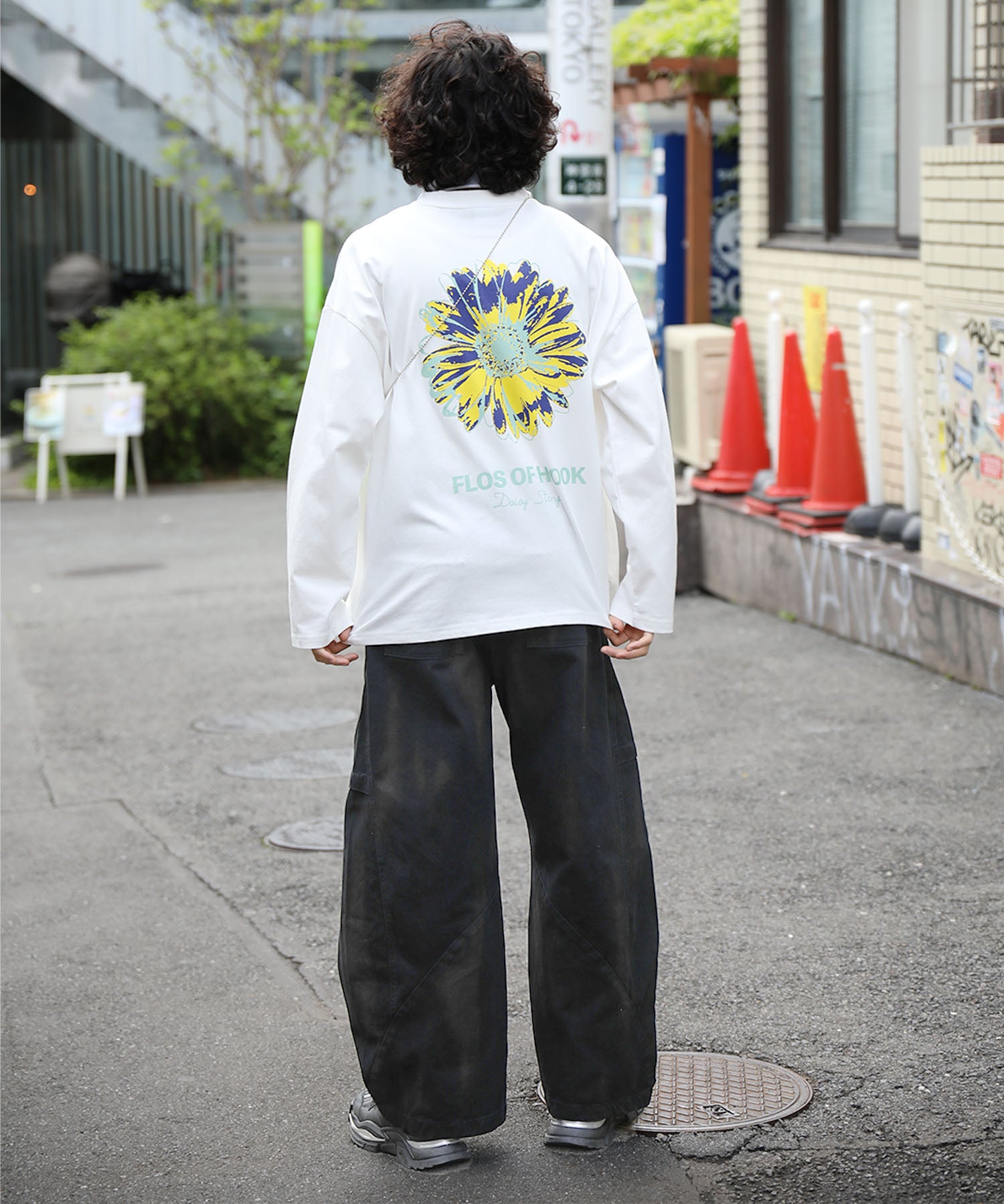 HOOK -select- Military Paint Volume Switching Curve Work Pants