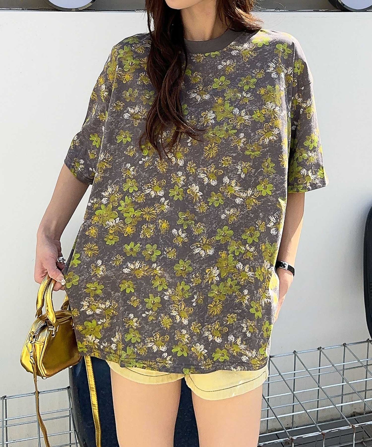 【HOOK】for girls デュアルムードプリントTシャツ
