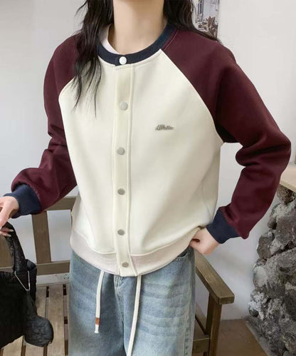 ラグランスリーブボタンカーディガン