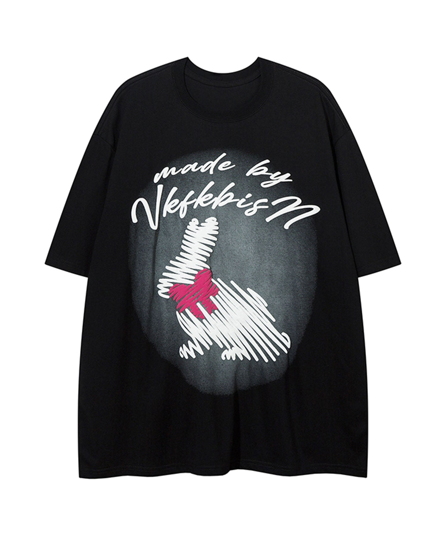 シャドウラビットプリントTシャツ