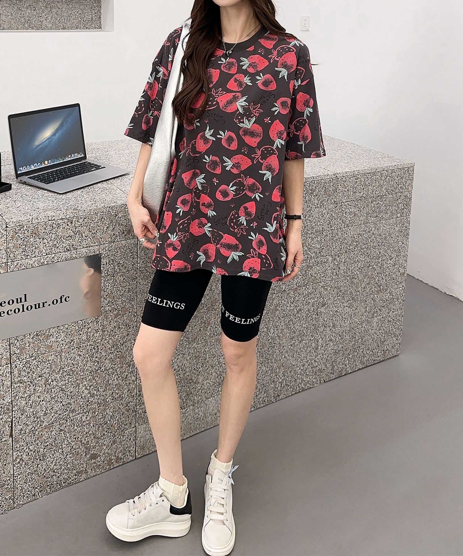 【HOOK】for girls カラフルポップアートTシャツ