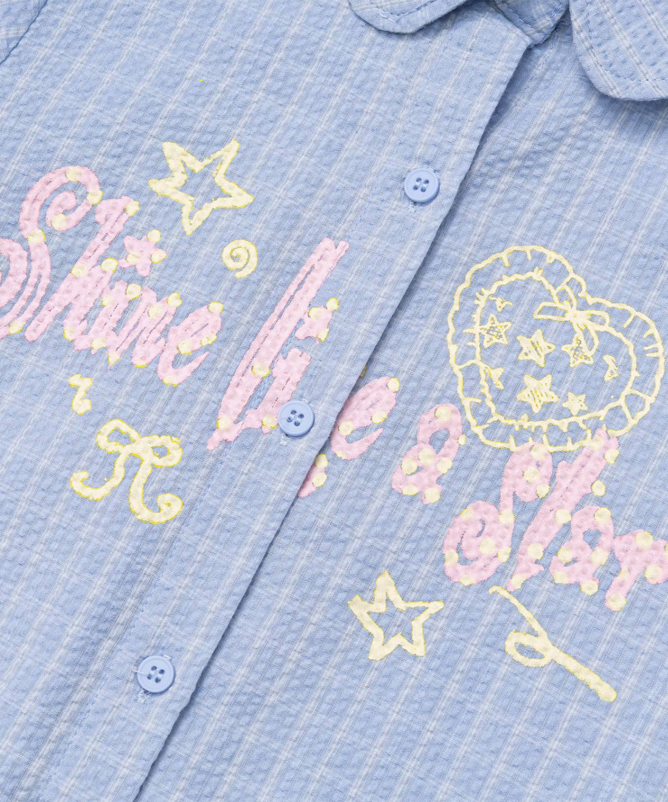 HOOK for girls　サイドシャーリングチェックシャツ