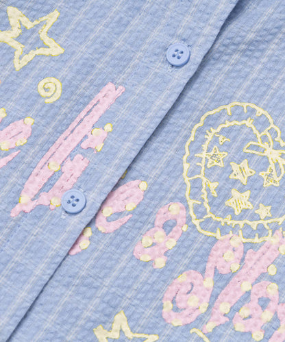 HOOK for girls　サイドシャーリングチェックシャツ