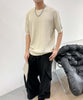 aimoha men カジュアルクルーネックニット