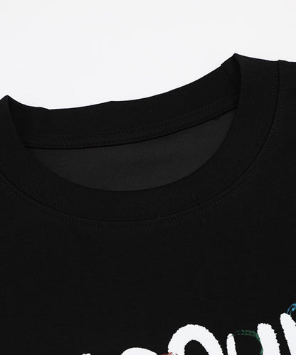 カラフルフラワーチャームTシャツ