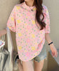 【HOOK】for girls カラフルポップアートTシャツ