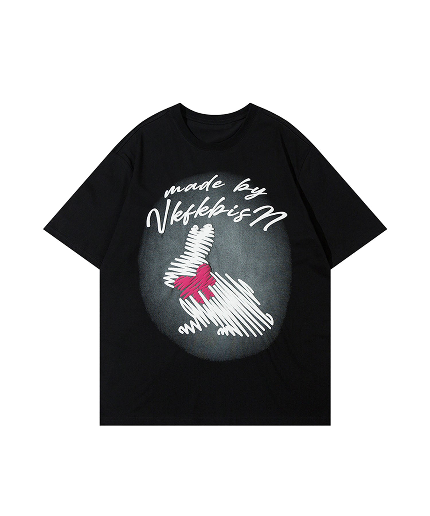 シャドウラビットプリントTシャツ
