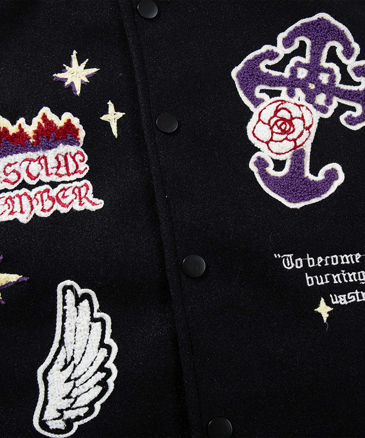 HOOK -original-　サガラ刺繍ワッペンスタジャン