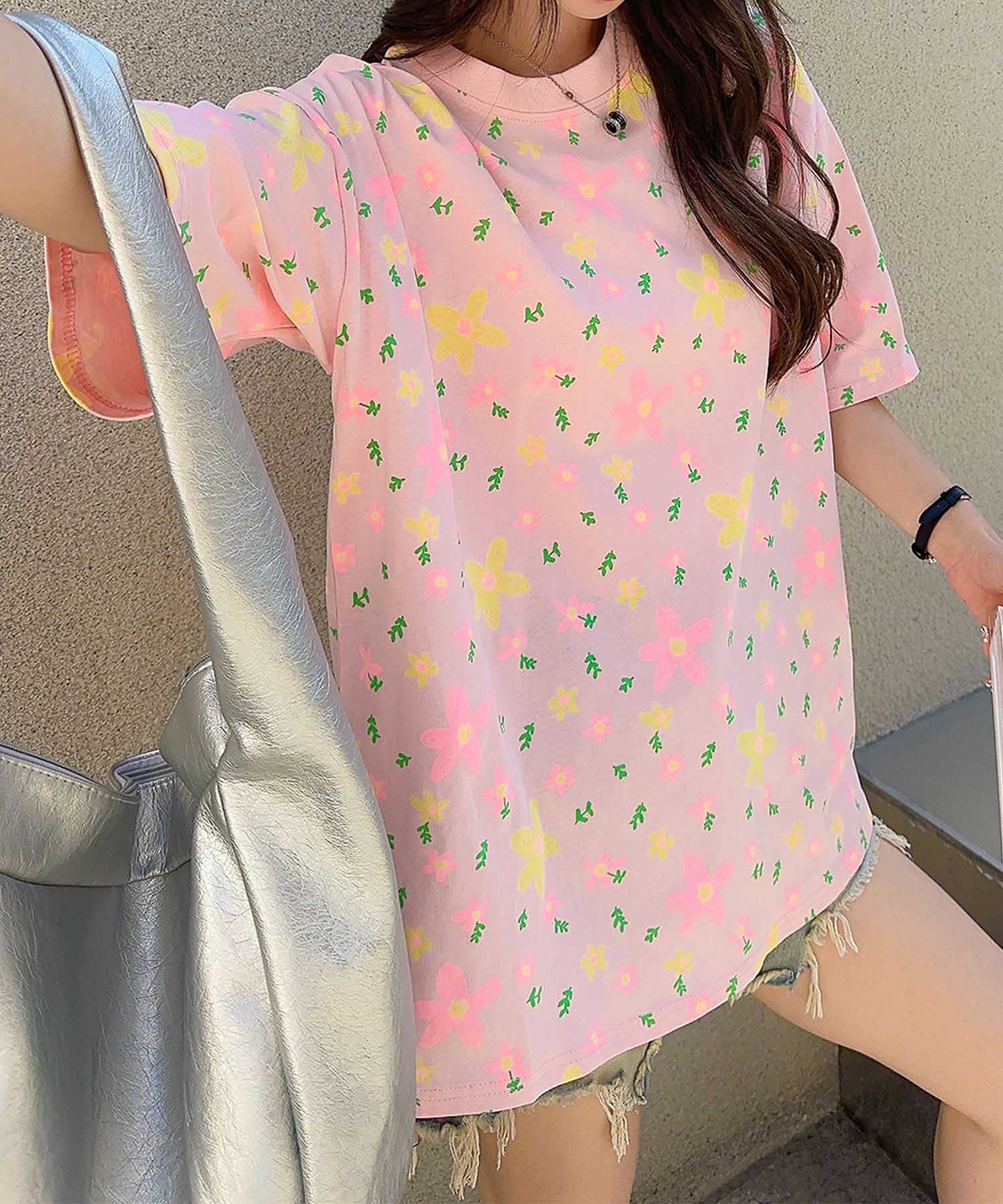 【HOOK】for girls カラフルポップアートTシャツ