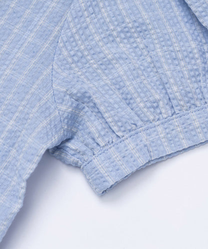 HOOK for girls　サイドシャーリングチェックシャツ