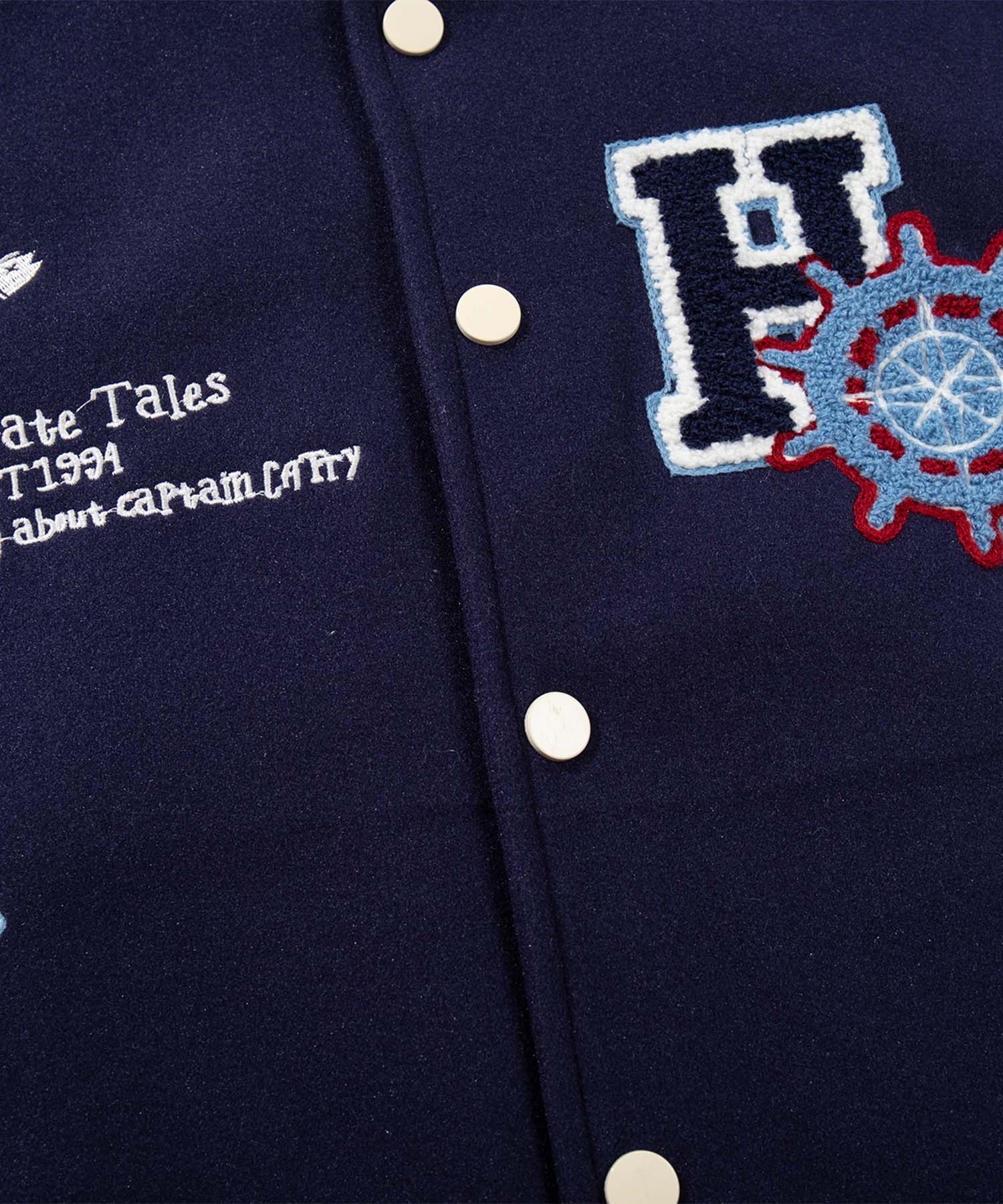 HOOK -original-　サガラ刺繍ワッペンスタジャン