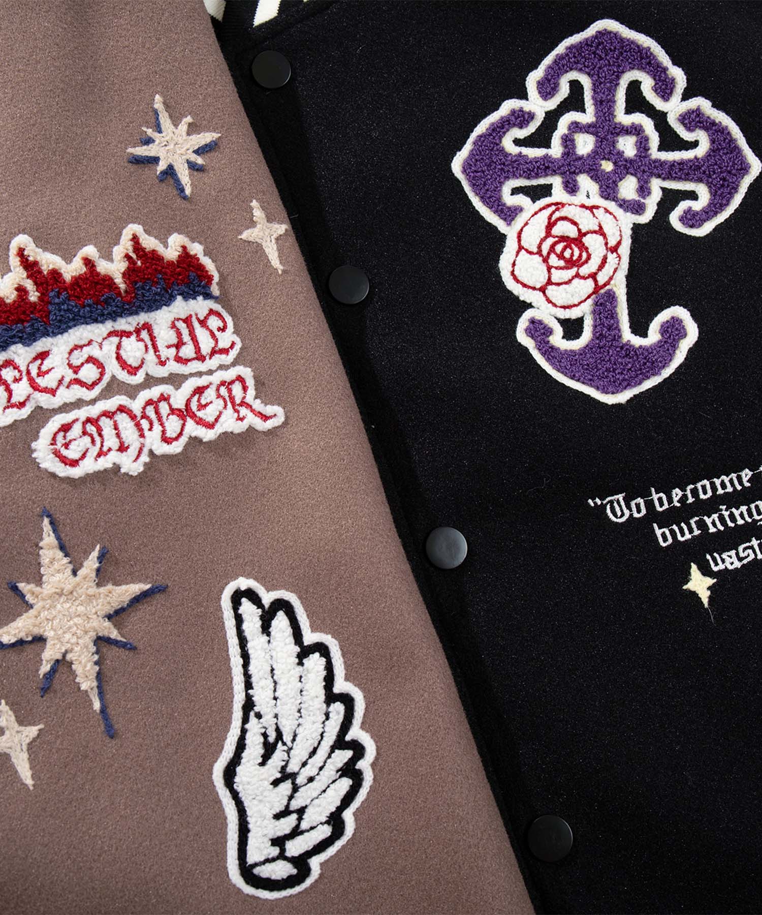 HOOK -original-　サガラ刺繍ワッペンスタジャン