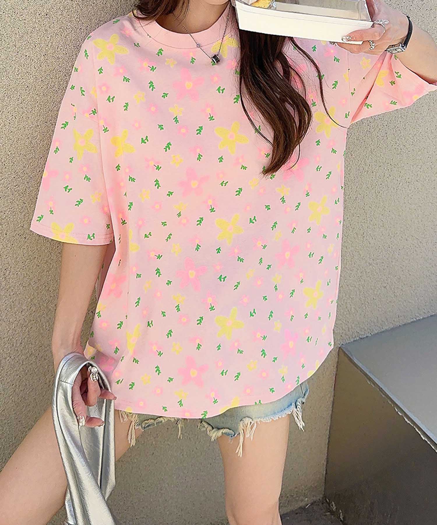 【HOOK】for girls カラフルポップアートTシャツ