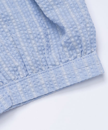 HOOK for girls　サイドシャーリングチェックシャツ