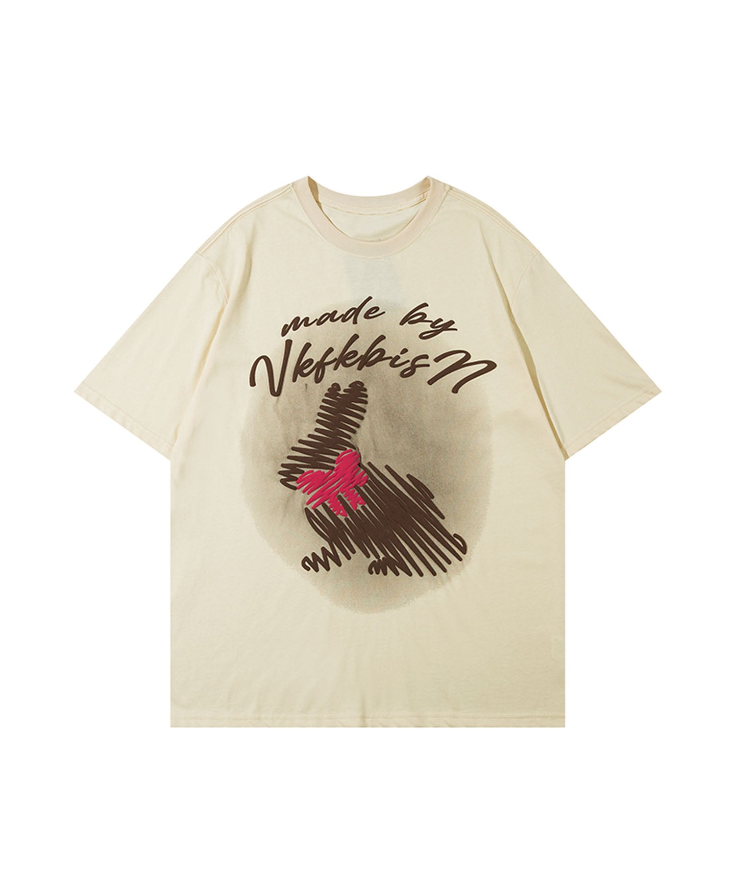 シャドウラビットプリントTシャツ