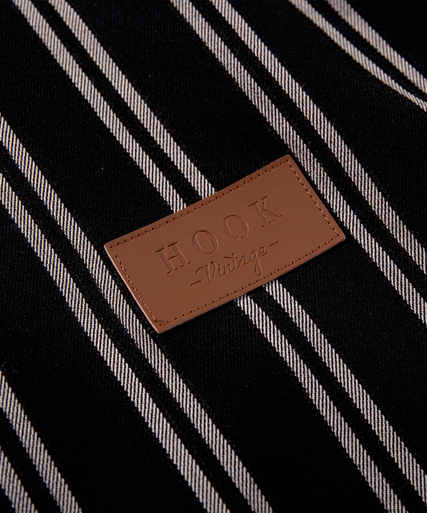 HOOK -original-　古着風PU異素材襟テーラードジャケット