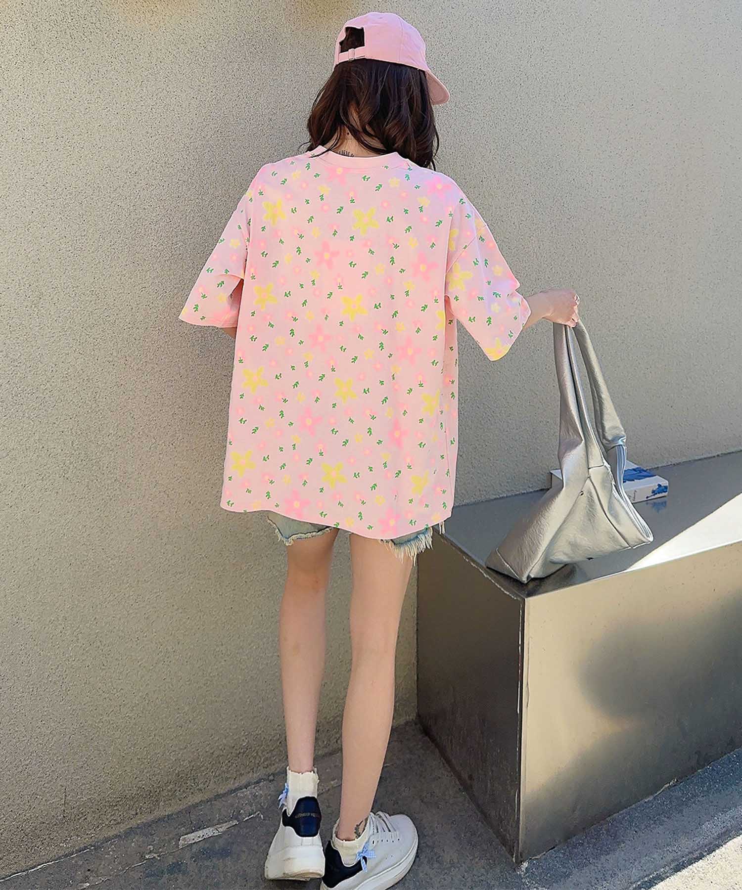 【HOOK】for girls カラフルポップアートTシャツ