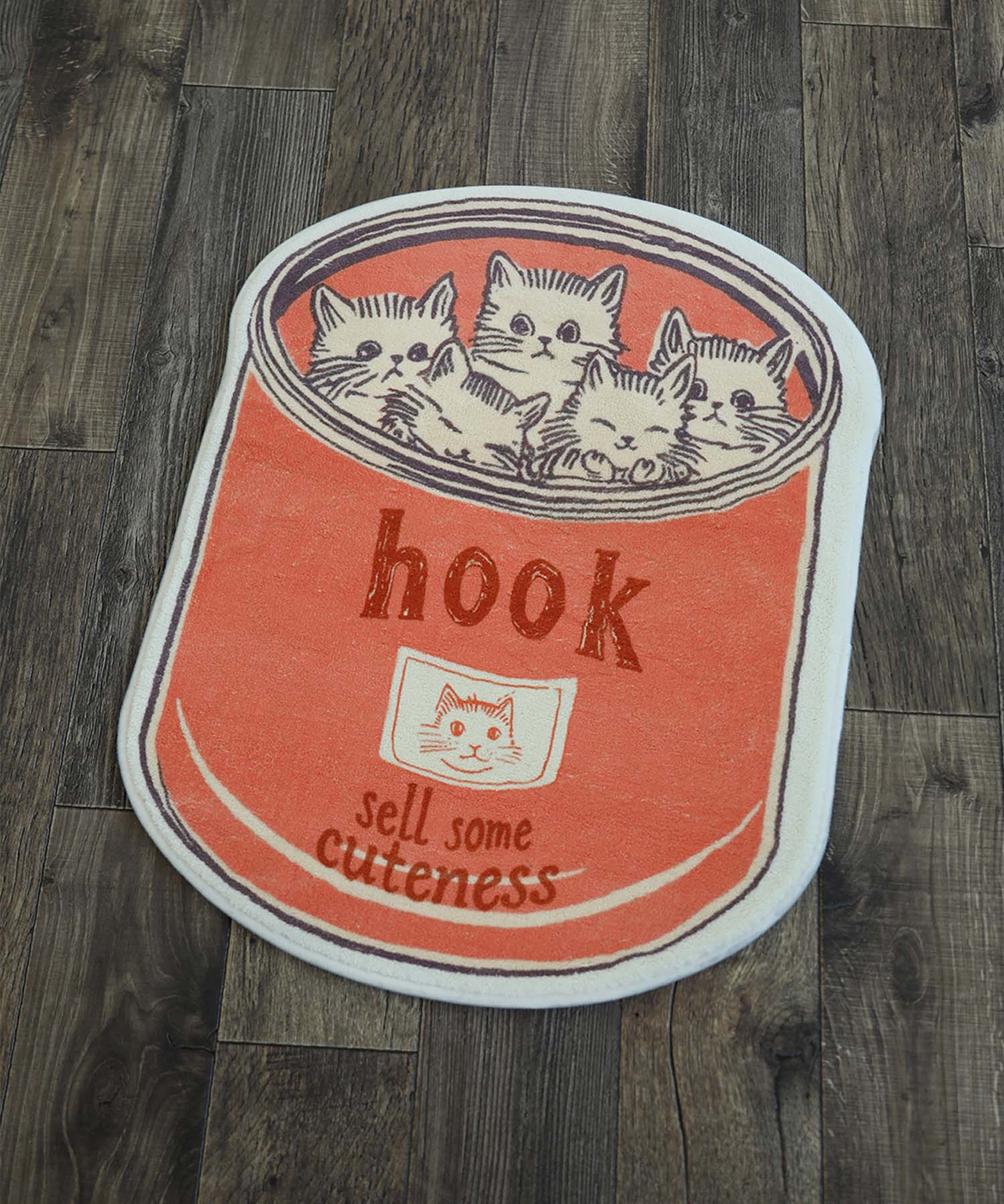 HOOK -original-　「HOOK BAKERY」プリントラグ