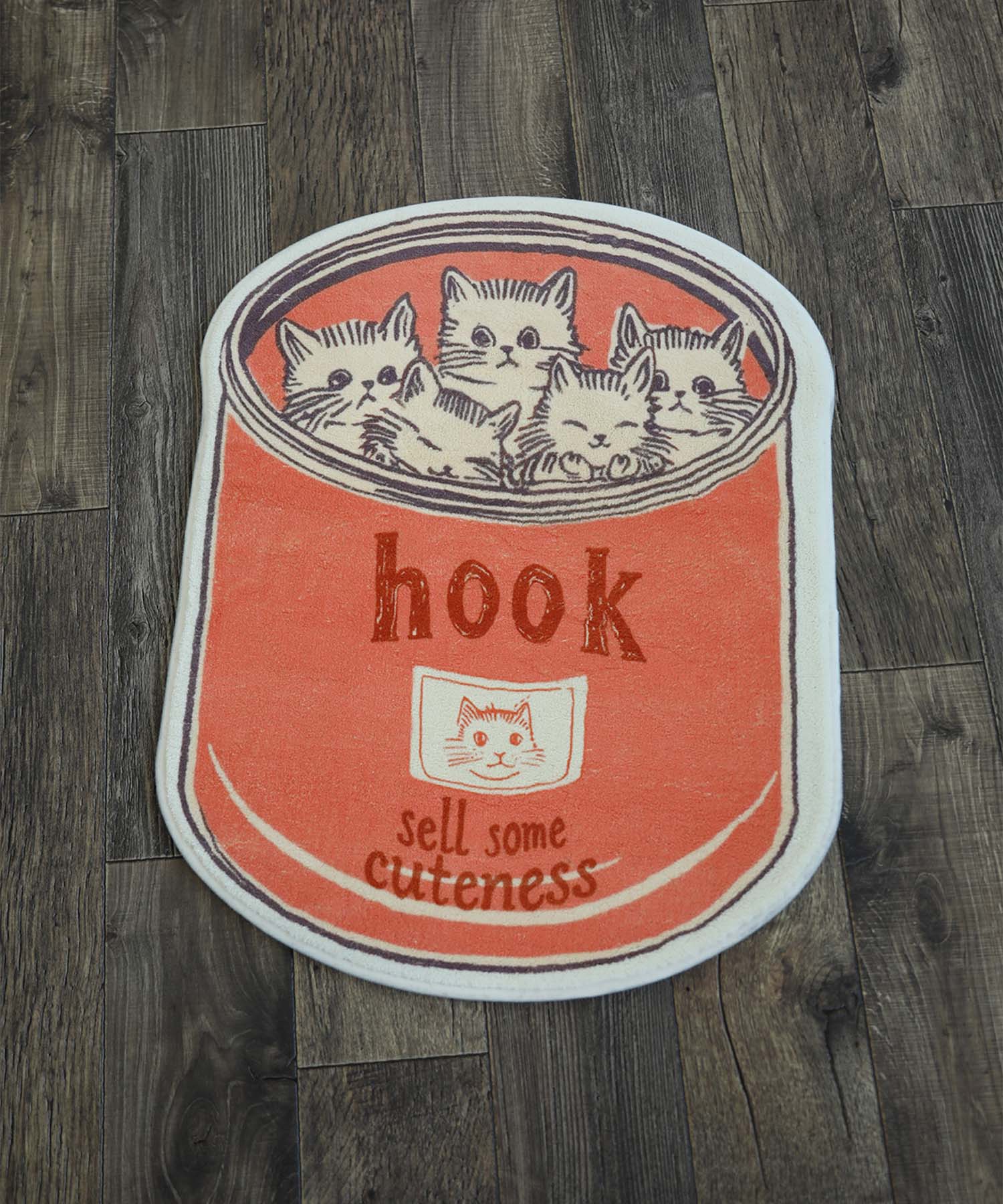 HOOK -original-　「HOOK BAKERY」プリントラグ