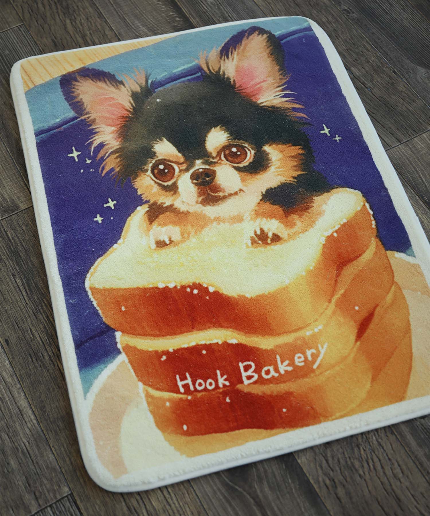 HOOK -original-　「HOOK BAKERY」プリントラグ