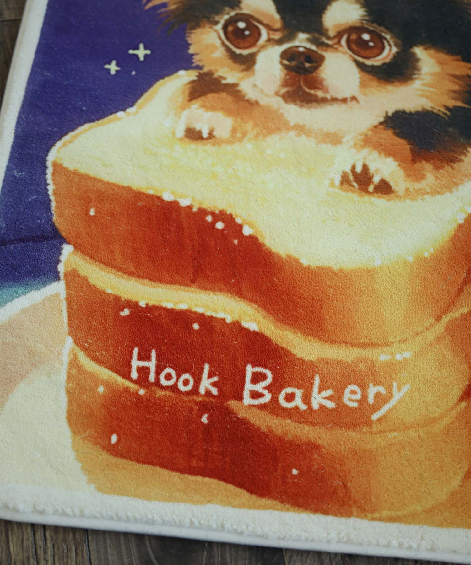 HOOK -original-　「HOOK BAKERY」プリントラグ