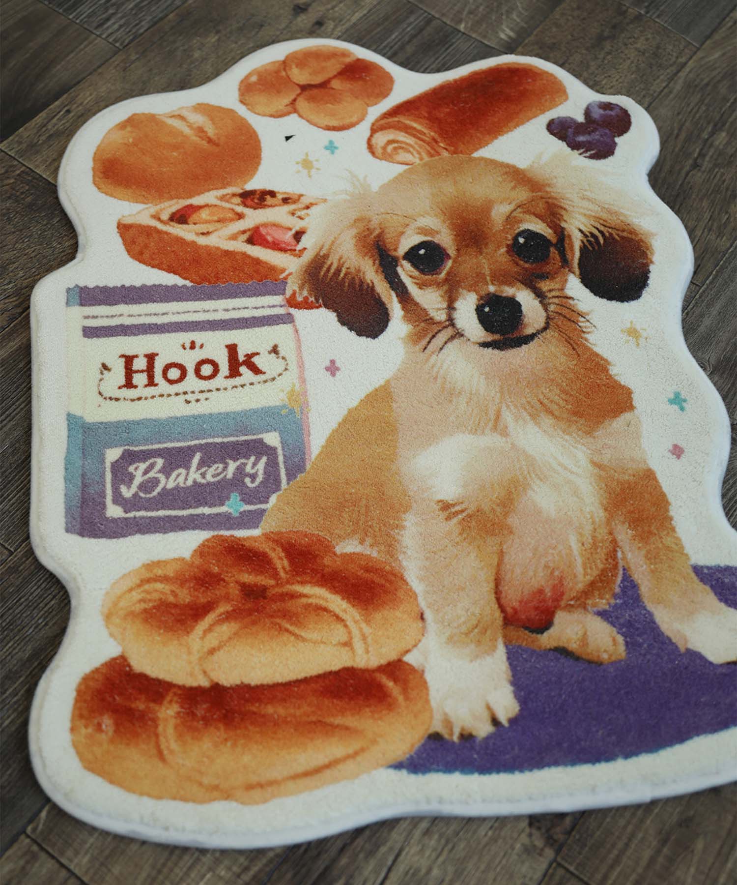 HOOK -original-　「HOOK BAKERY」プリントラグ
