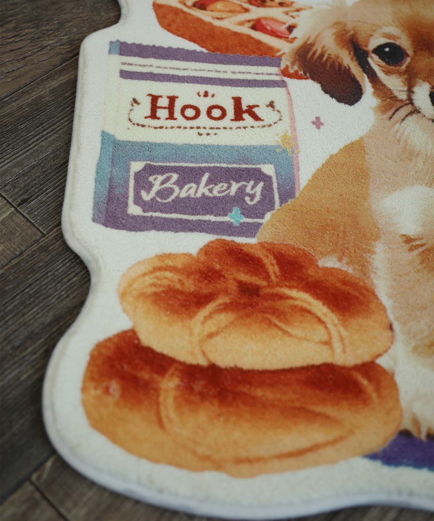HOOK -original-　「HOOK BAKERY」プリントラグ