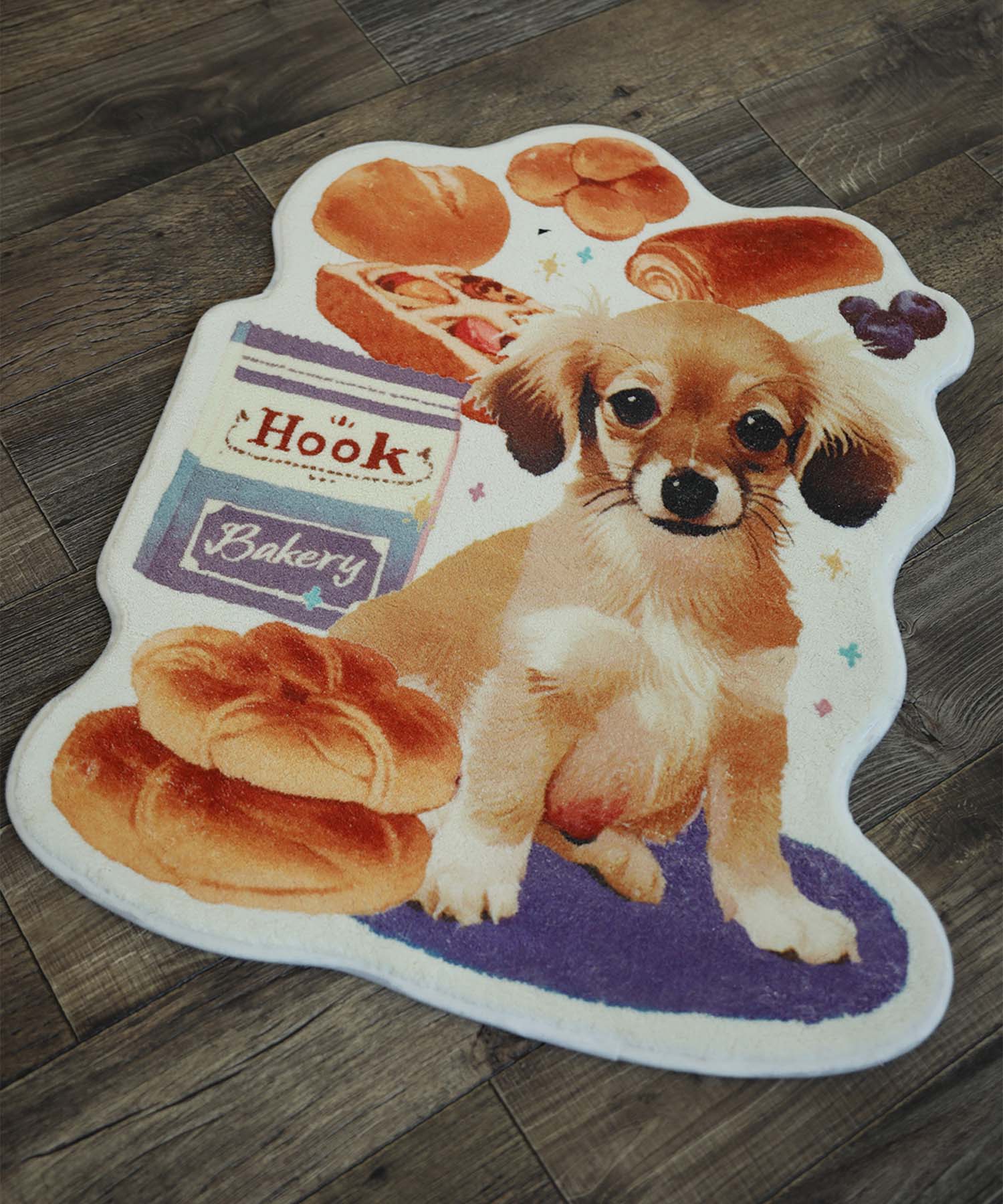 HOOK -original-　「HOOK BAKERY」プリントラグ