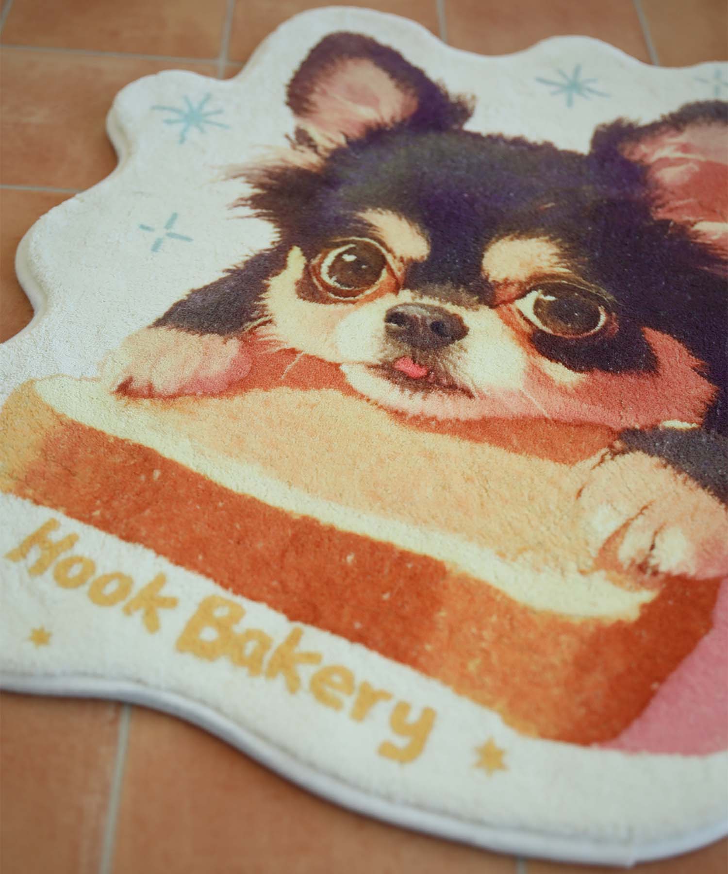 HOOK -original-　「HOOK BAKERY」プリントラグ
