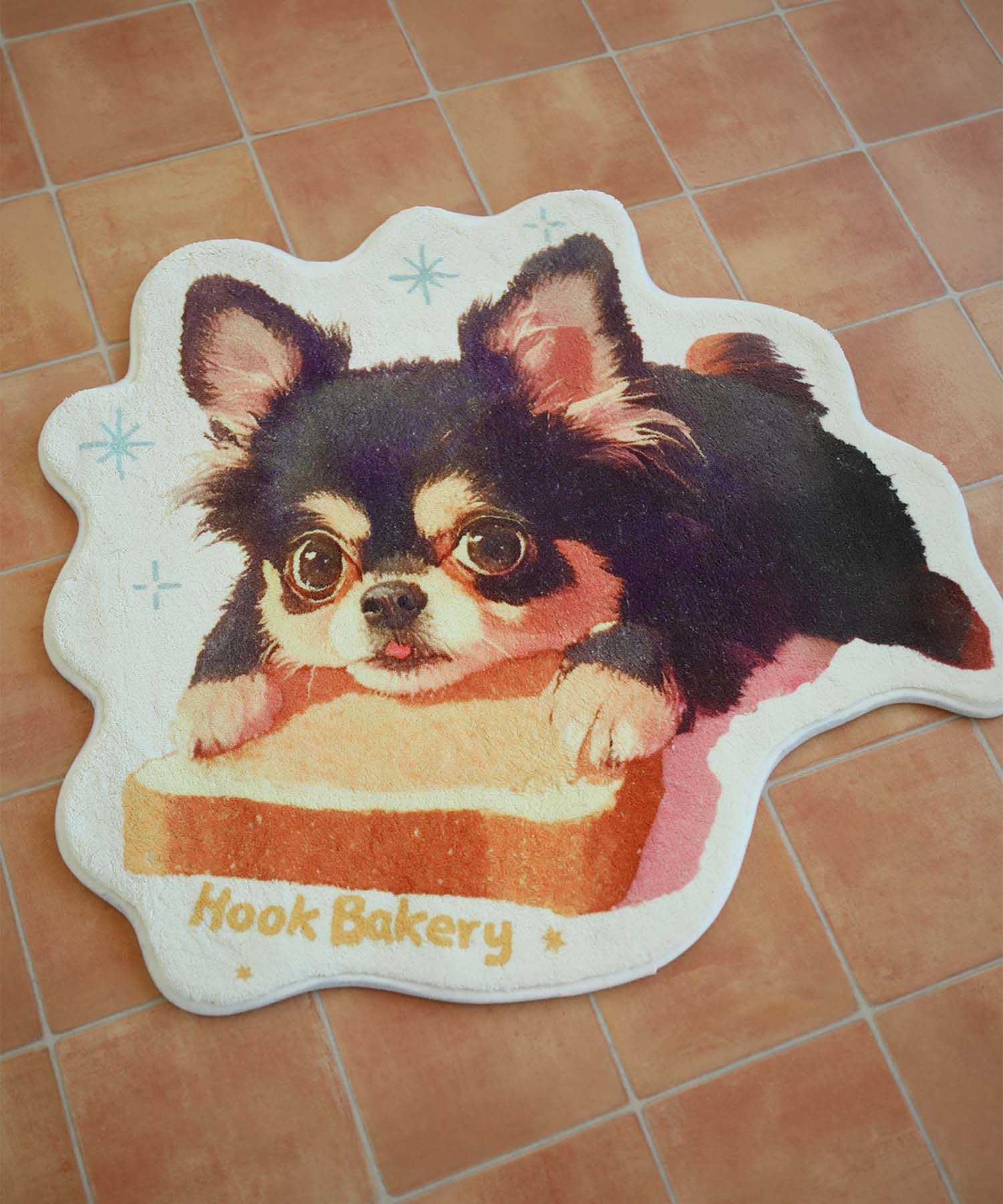 HOOK -original-　「HOOK BAKERY」プリントラグ