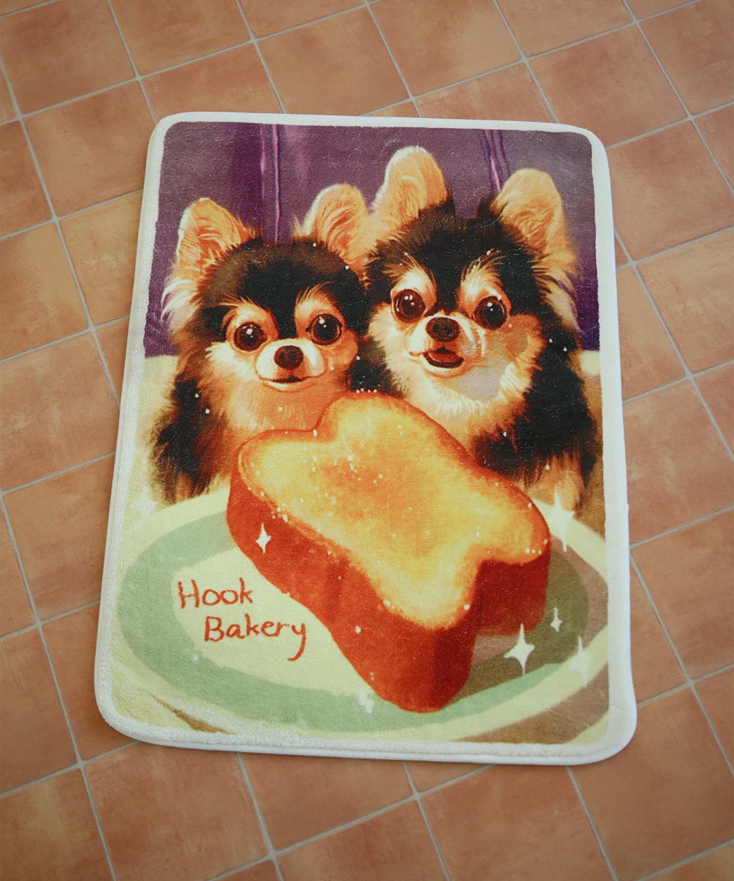 HOOK -original-　「HOOK BAKERY」プリントラグ