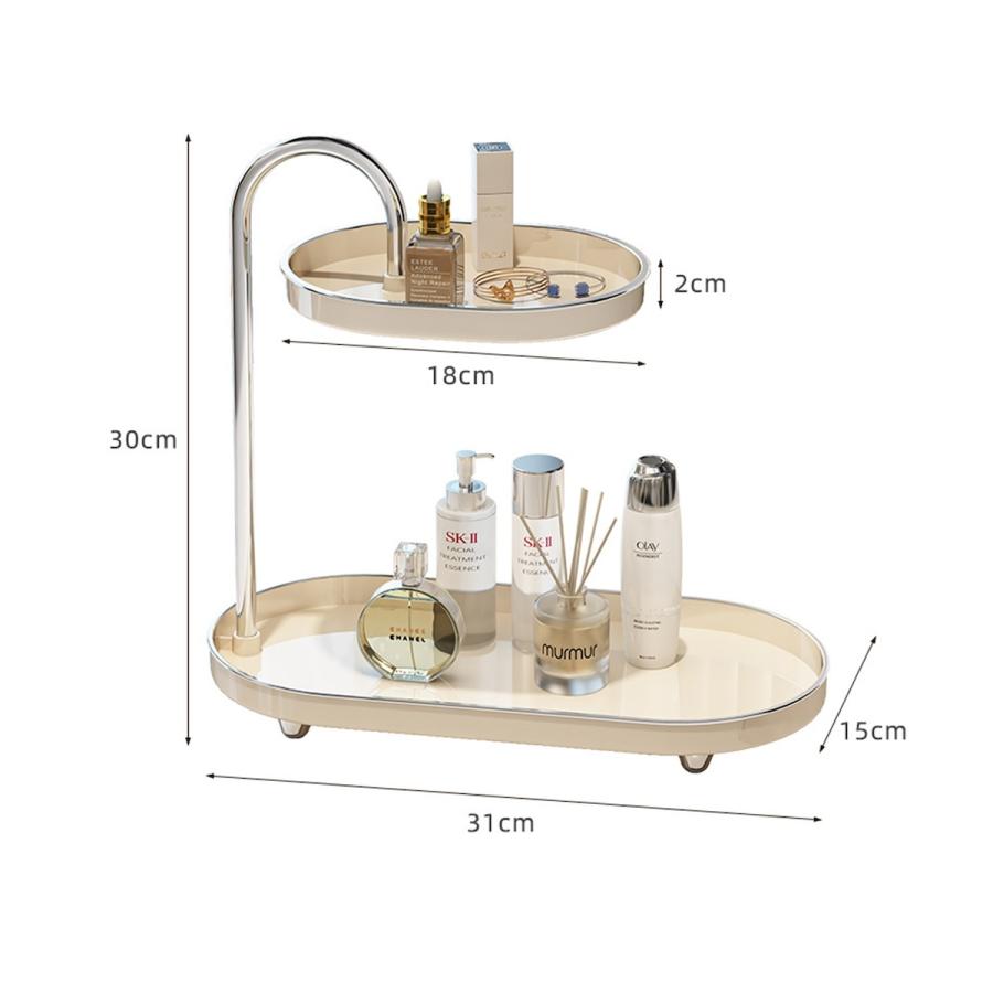 2段収納トレイ