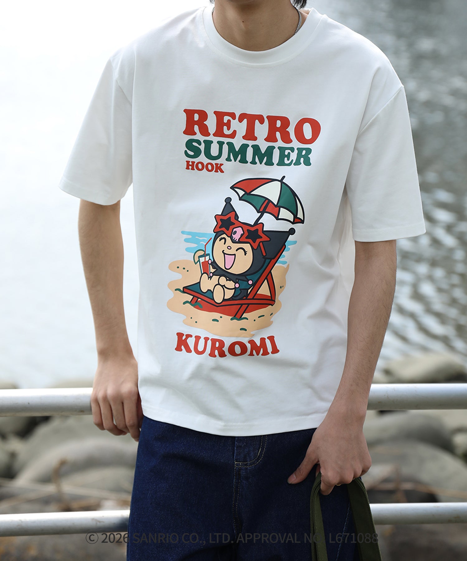 HOOK -original-　サンリオキャラクターズ コラボ プリントTシャツ