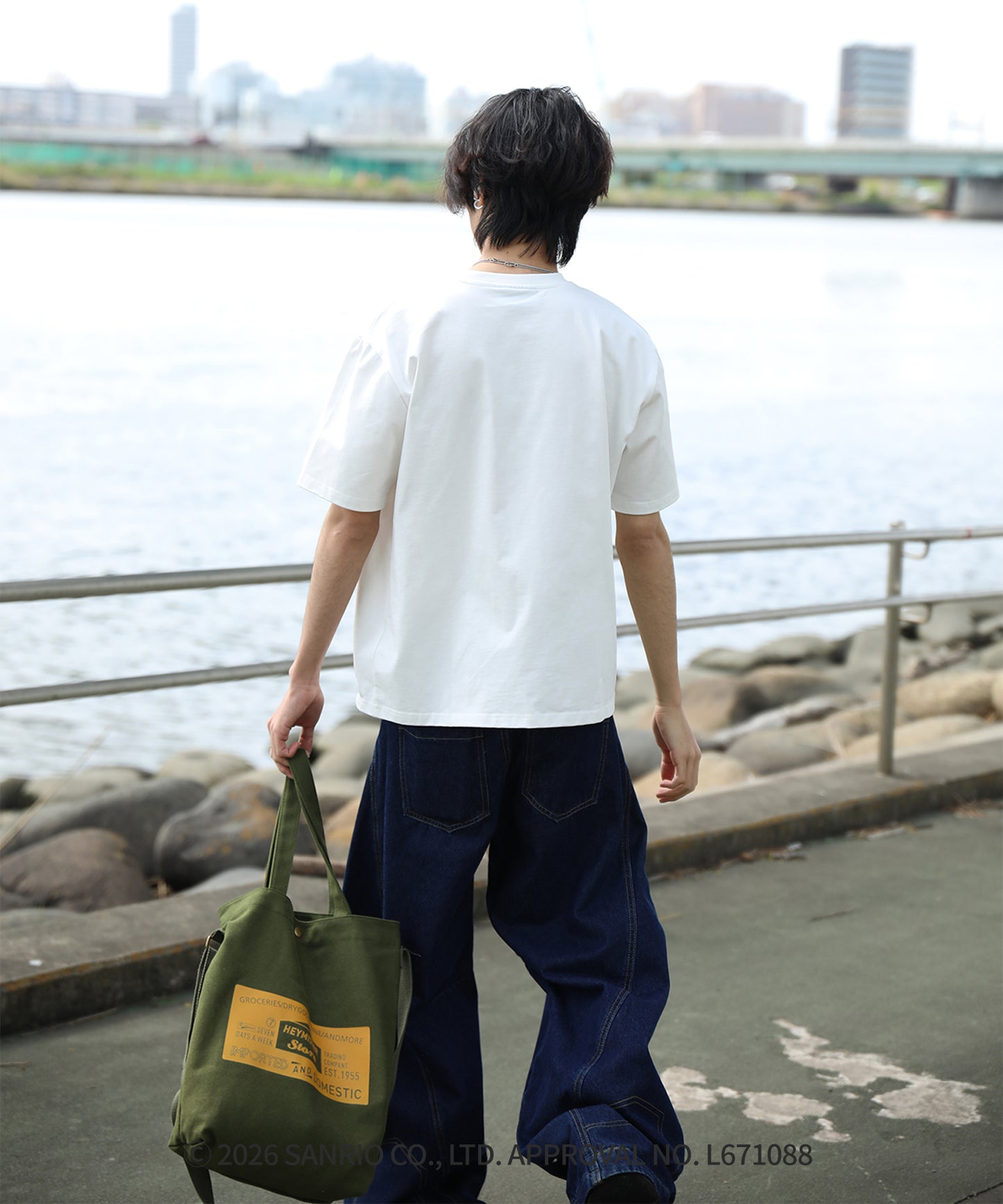 HOOK -original-　サンリオキャラクターズ コラボ プリントTシャツ