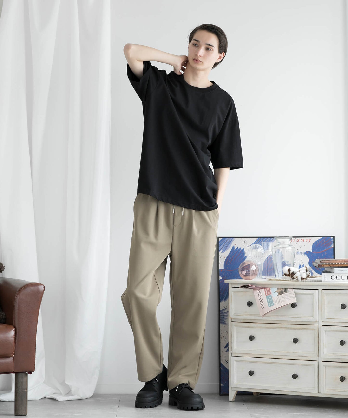 【aimoha MEN】HEAVY COTTON BASIC TEE ベーシックTシャツ