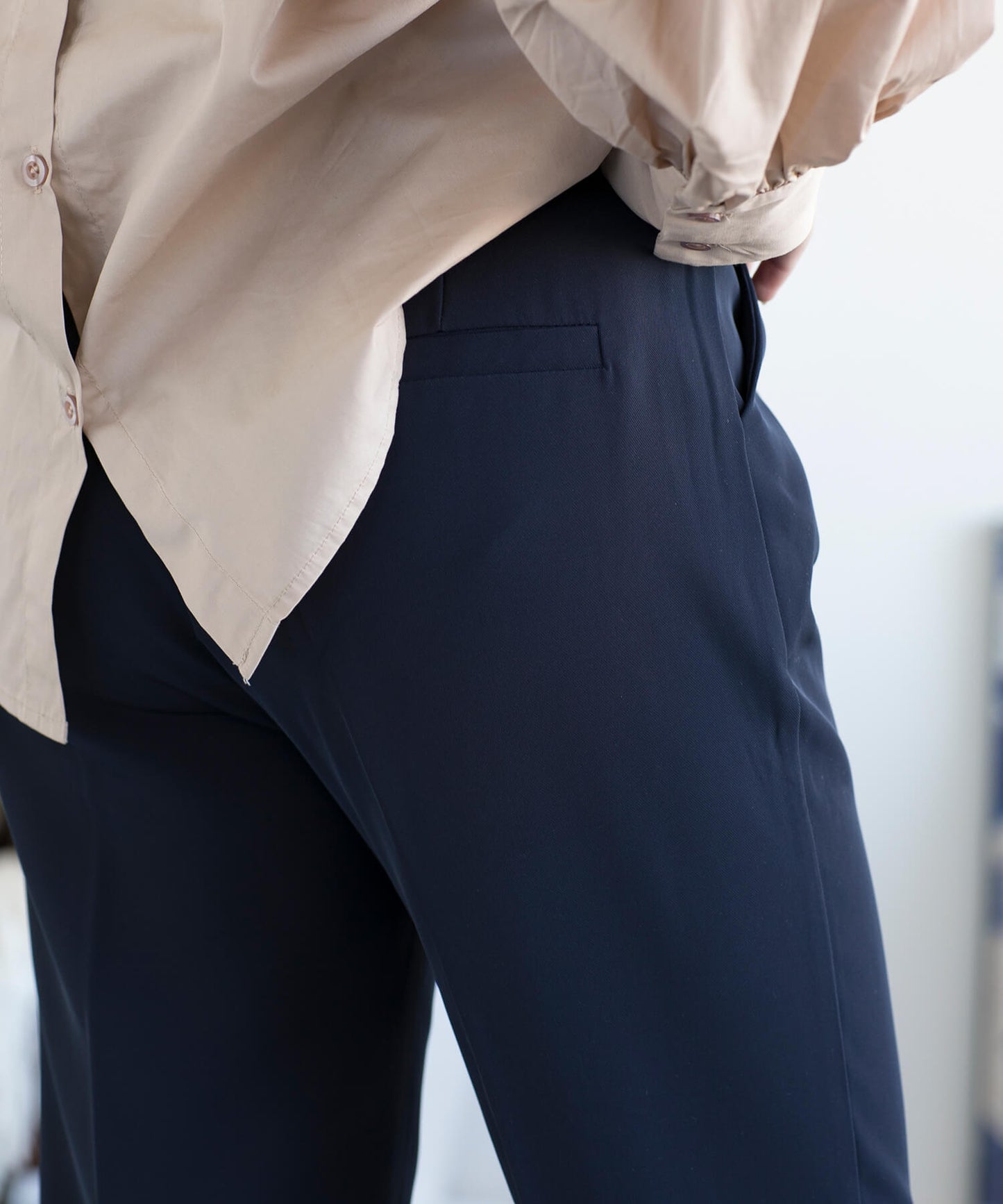 ハイウエストシガレットパンツ