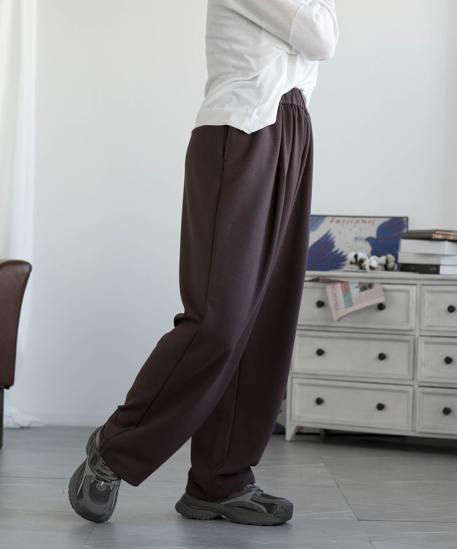ウエストゴムスウェットパンツ