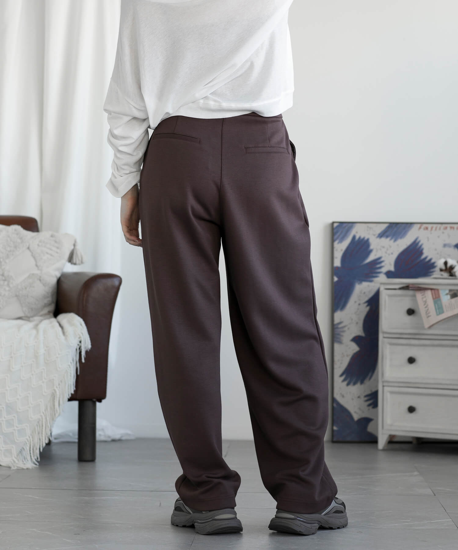 ウエストゴムスウェットパンツ