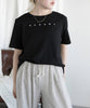 ロゴ刺繍Tシャツ