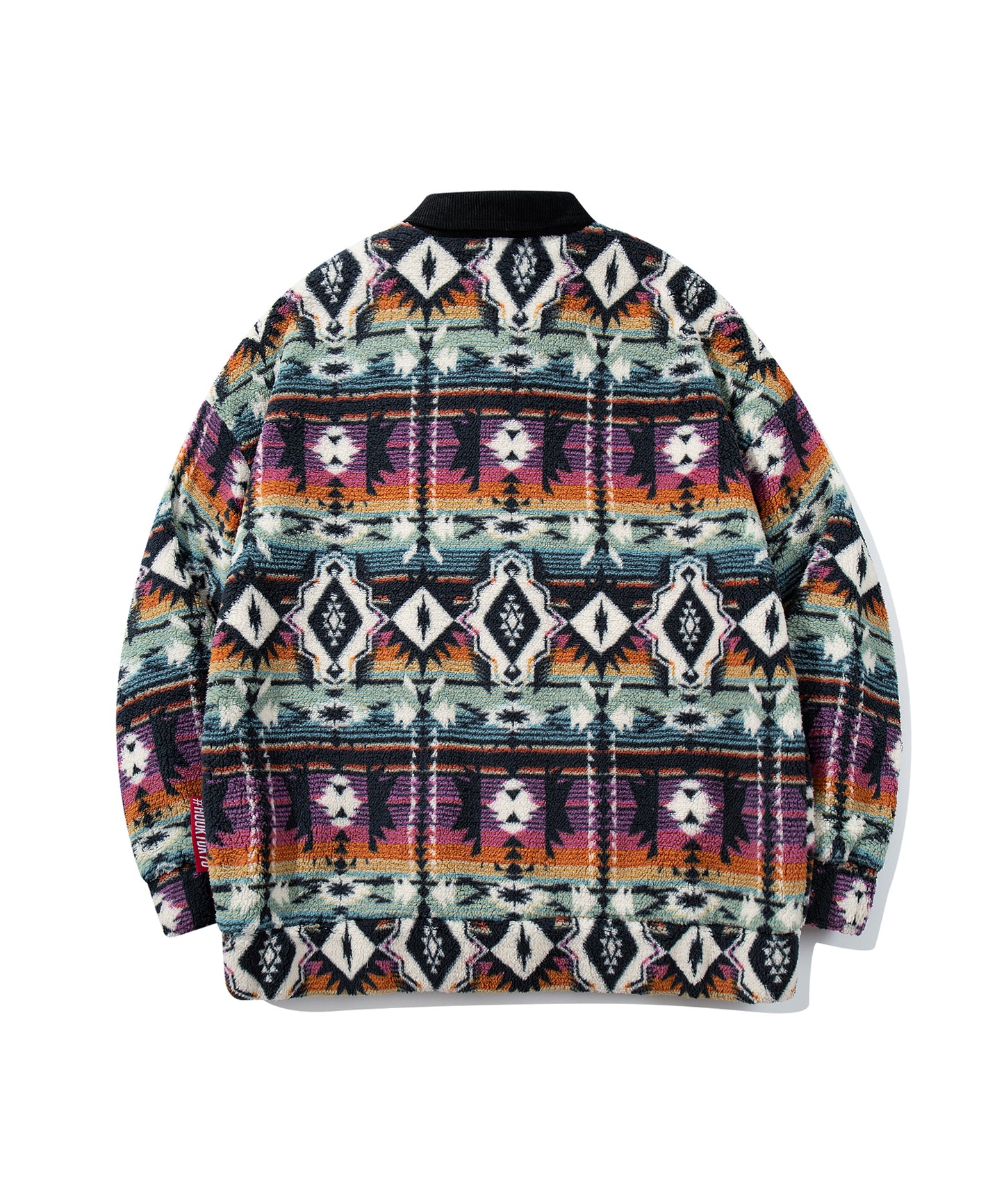 HOOK -original-　民族風幾何学模様ボアジャケット