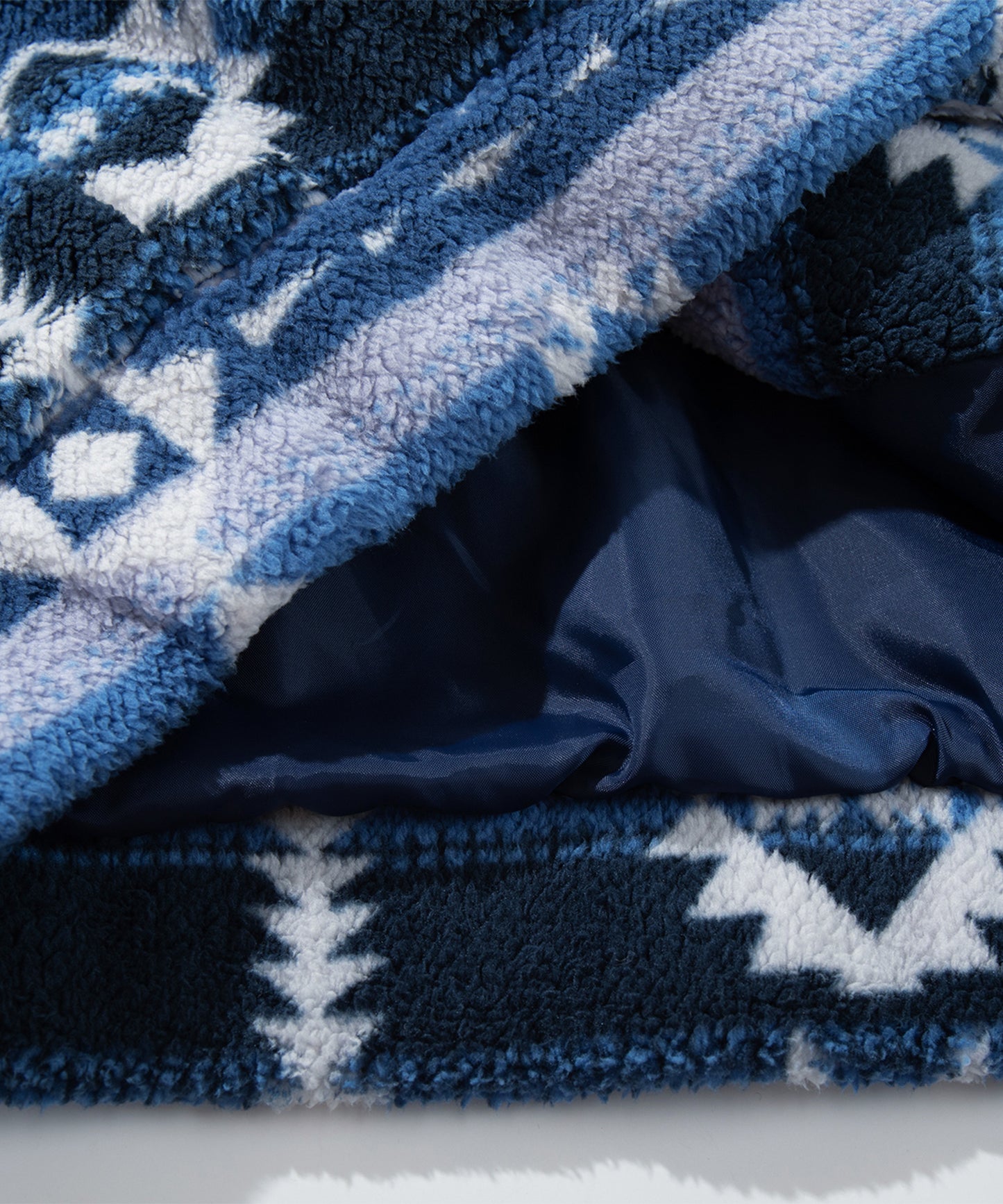 HOOK -original-　民族風幾何学模様ボアジャケット