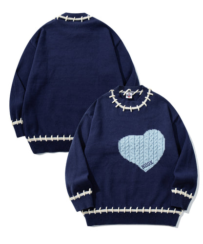 HOOK -original-　ハートジャカードニットプルオーバー