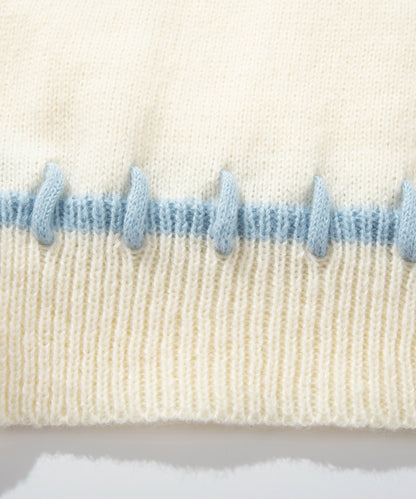 HOOK -original-　ハートジャカードニットプルオーバー