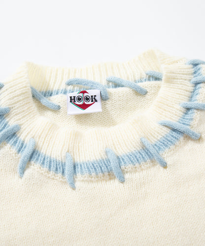 HOOK -original-　ハートジャカードニットプルオーバー