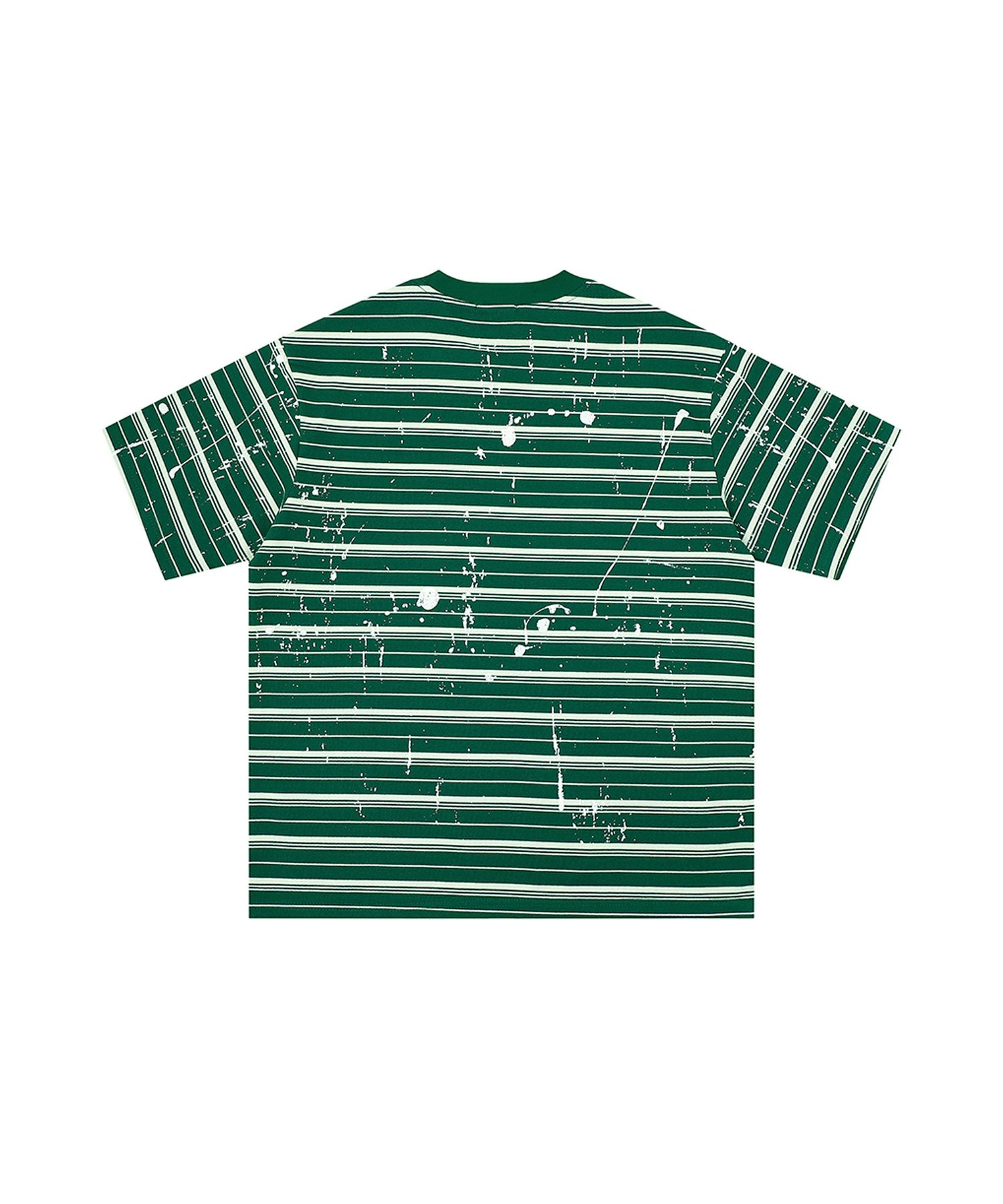 HOOK ペイントスプラッシュ × ボーダー 半袖 Tシャツ (SS)