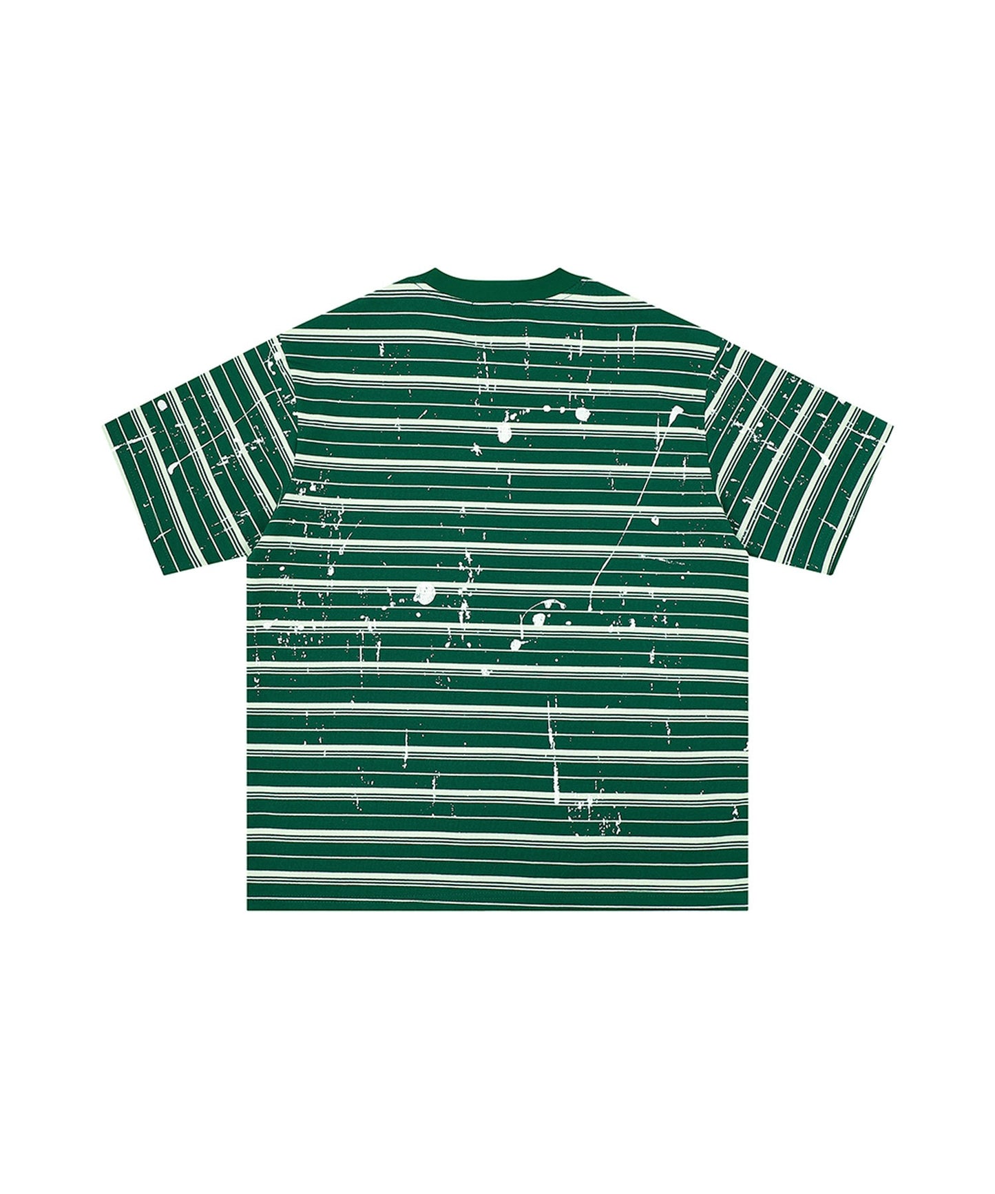 HOOK ペイントスプラッシュ × ボーダー 半袖 Tシャツ (SS)